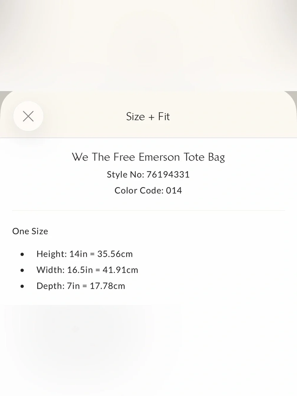 Free people Emerson tote in saddle - Picture 7 of 8